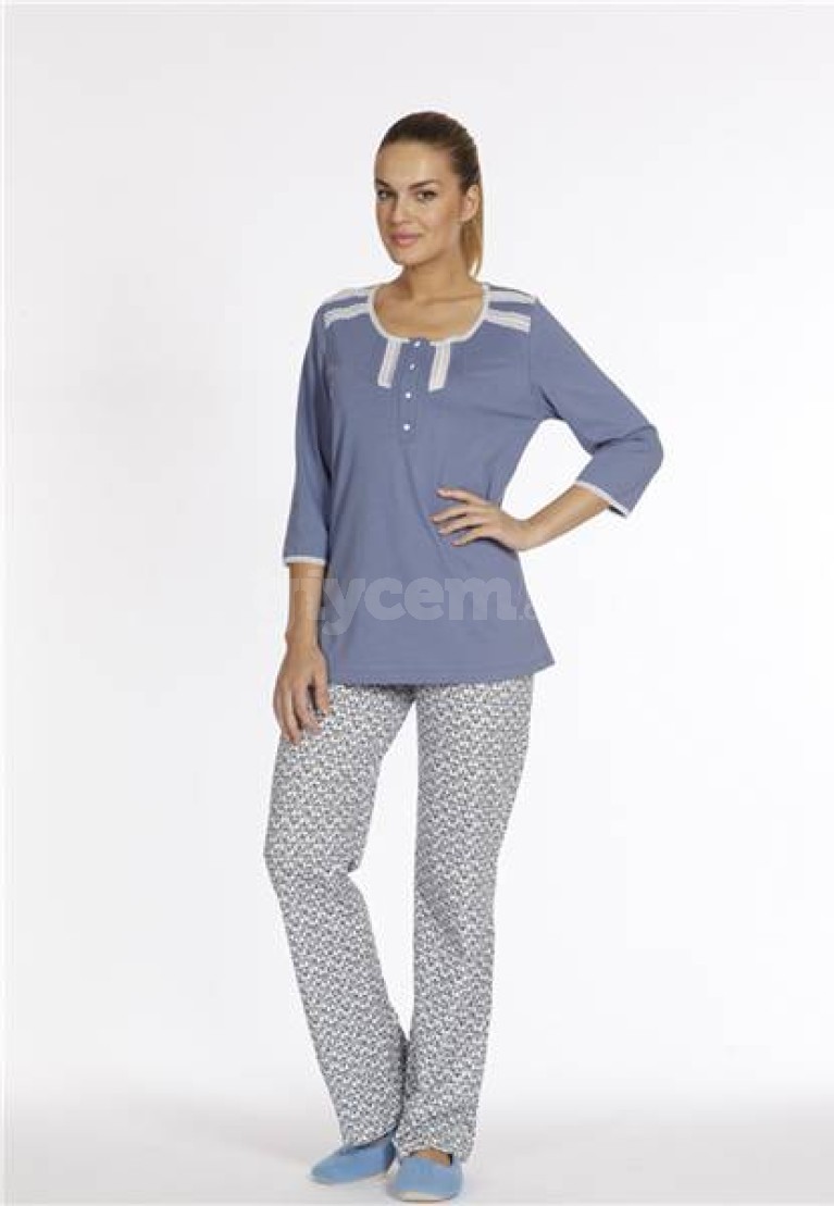Dagi Bayan Truvakar Kol Pijama Takım 204