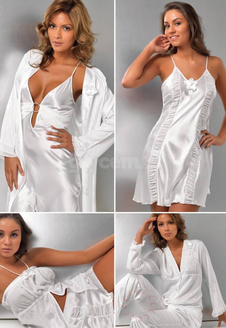 Bondy Saten 7'li Sabahlık Takım BD-2284E