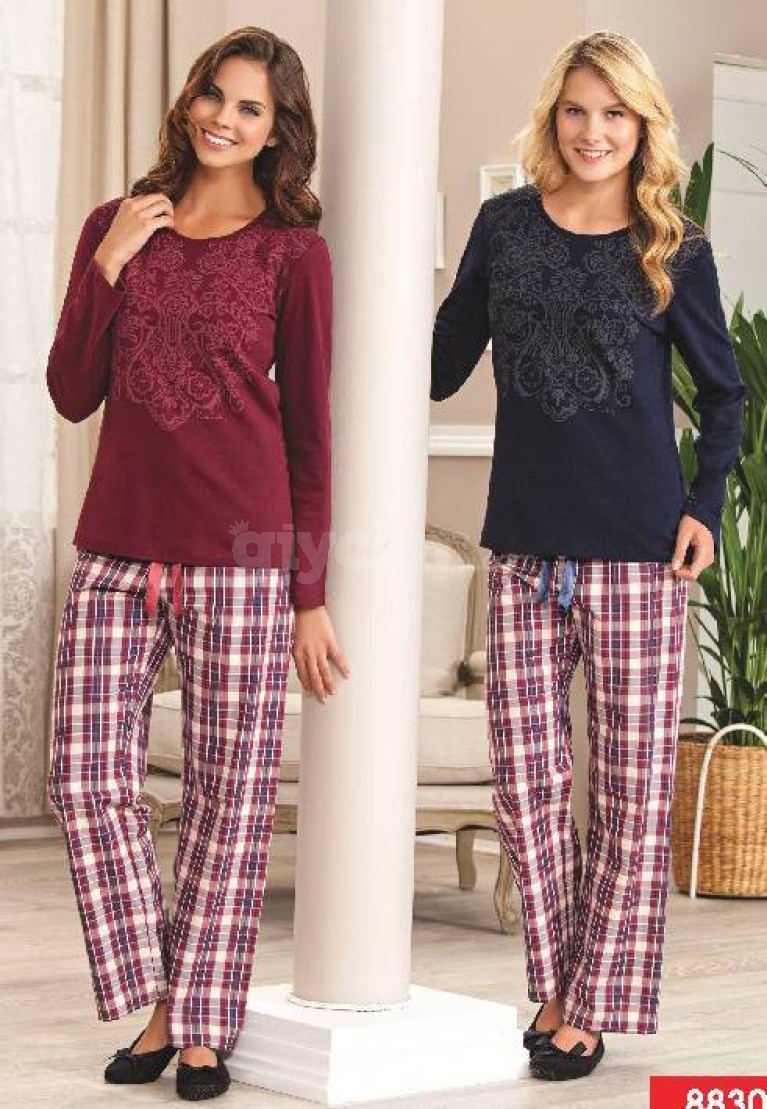 Pierre Cardin Yuvarlak Yaka Pijama Takım 8830