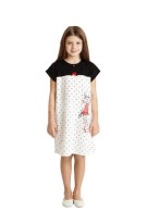 Dagi Chic Girl Baskılı KK O Yaka Gecelik 1097