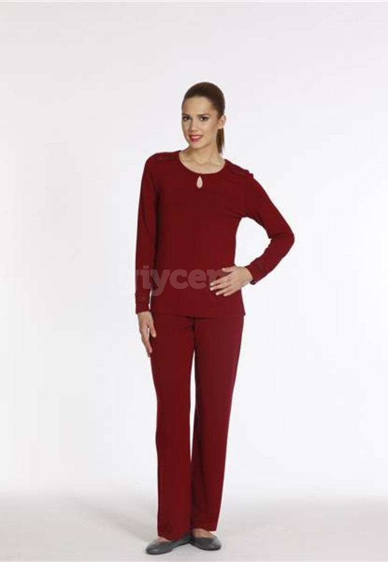 Dagi Bayan Mikro Modal Uzun Kollu Pijama Takım 120