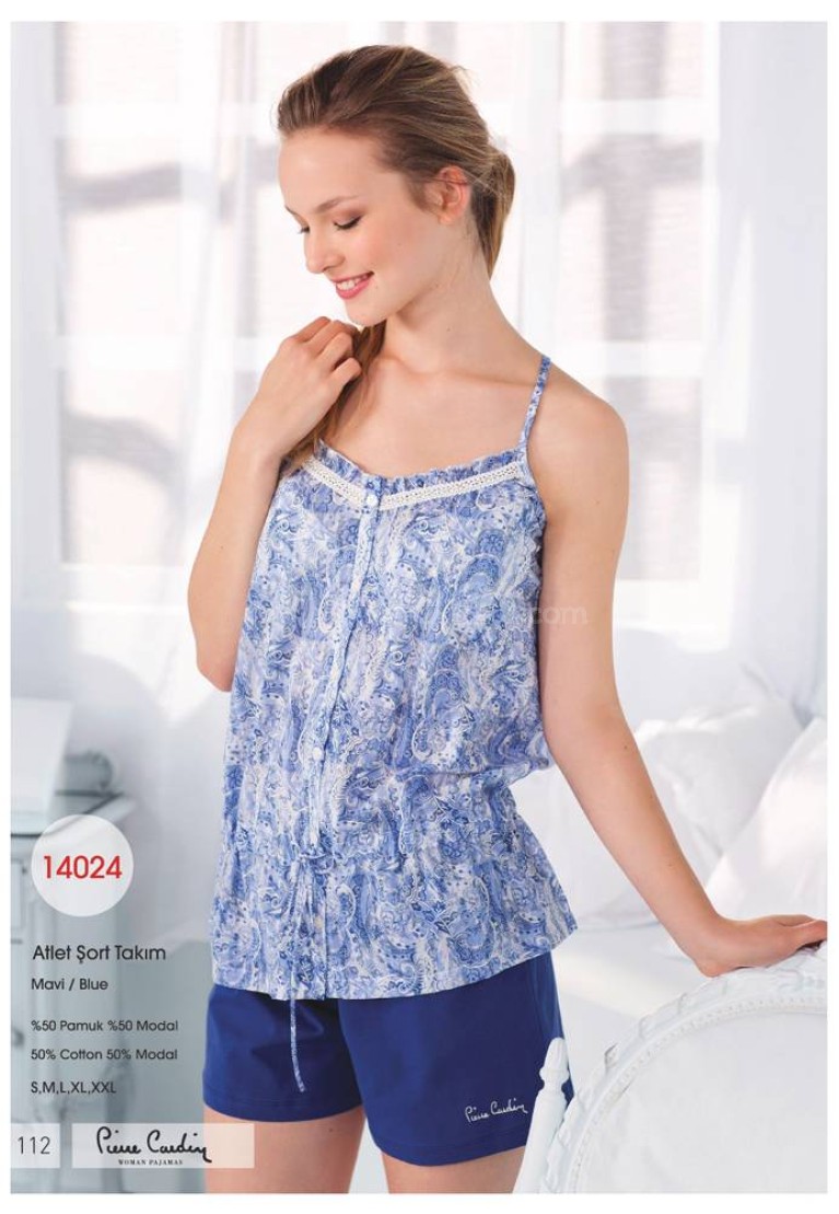 Pierre Cardin Bayan Yazlık Atlet Şort Takım 14024