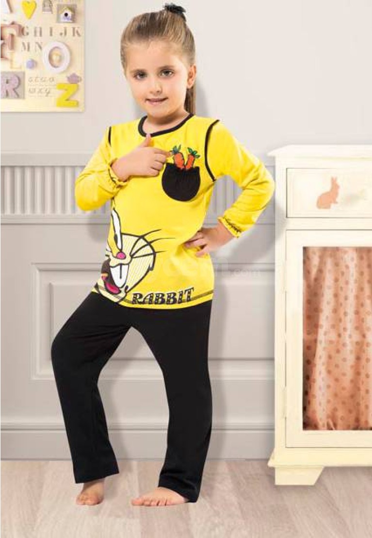 Gümüş Kız Çocuk Pijama 2006