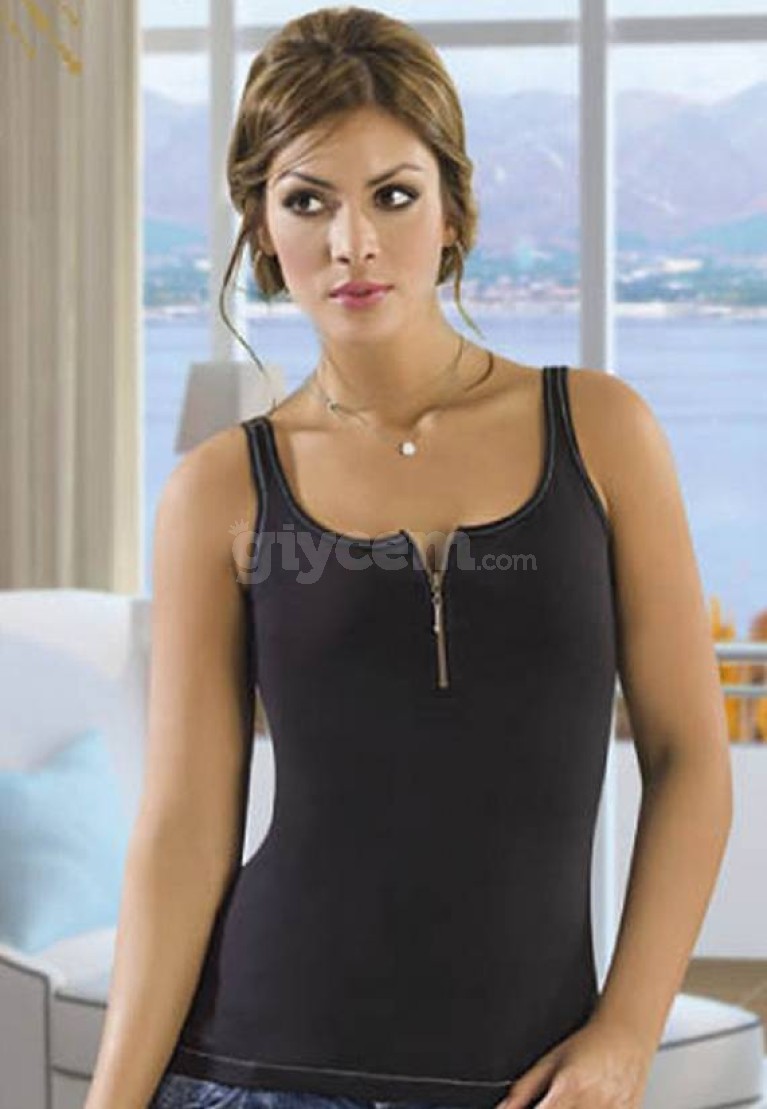 Anıt İç Giyim Fermuarlı Spor Body 2190