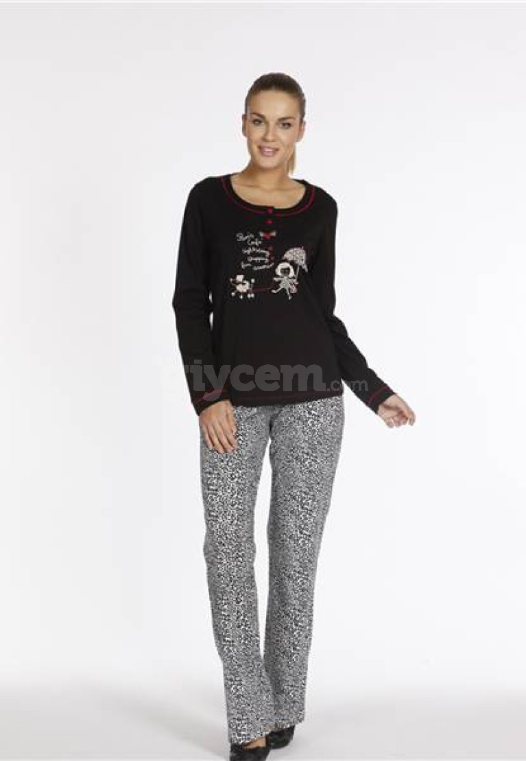 Dagi Bayan Uzun Kollu Pijama Takım 238