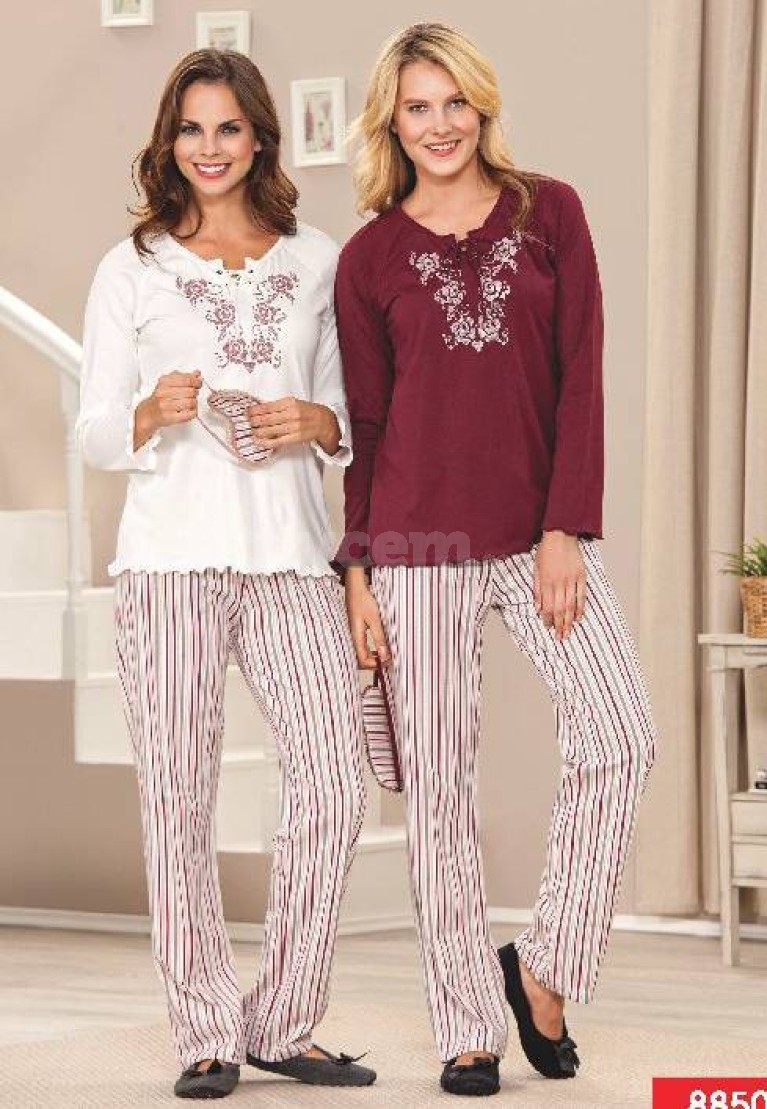 Pierre Cardin Nakışlı Pijama Takım 8850