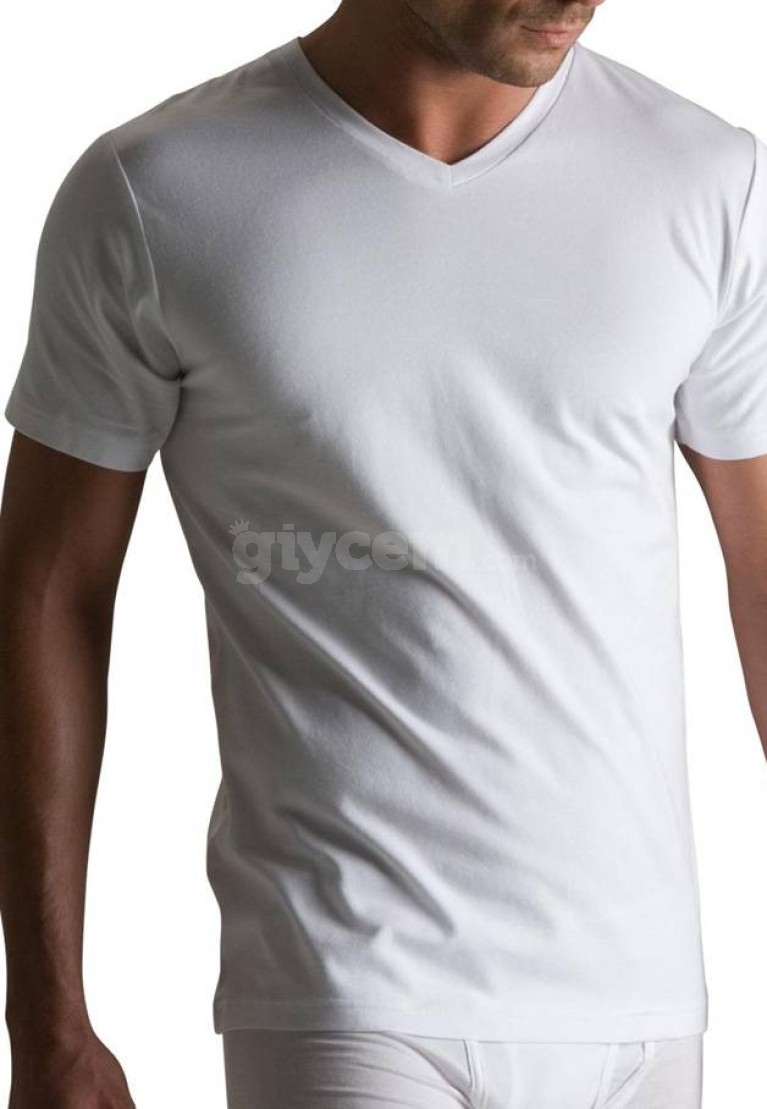 Penye Mood Erkek V Yaka T-Shirt 3104