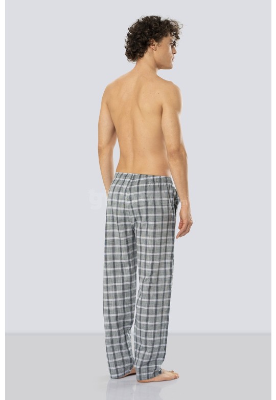 Cacharel Erkek Kareli Tek Alt Pijama  2179/YEŞİL