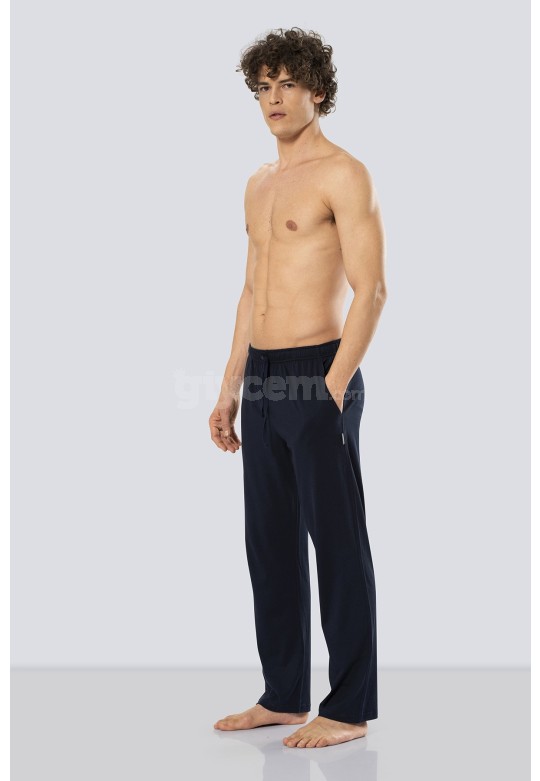 Cacharel Modal Pijama Tek Alt  2171/LACİVERT