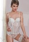 Gece Gölge ELİNA Destekli Büstiyer String Takım  4650J