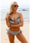 Angelsin Siyah Beyaz Destekli Bikini Alt MS41167-1