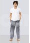 Cacharel Erkek Kısa Kollu Poplin Pijama Takım  2186/LACİVERT