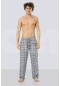 Cacharel Erkek Kareli Tek Alt Pijama  2179/YEŞİL