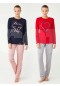 Mod Collection Kalpli Pijama Takım  3357