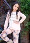 Anıl Kız Çocuk Sweatshirt Pijama Takım 6332 Fırsat Ürünü (Pembe-5-6 Yaş)