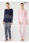 Mod Collection %100 Pamuklu Pijama Takım  3383