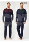 Mod Collection %100 Pamuk Erkek Pijama Takım  3343