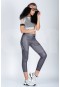Gri Sporcu Tayt - Marka 22859