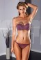 Pierre Cardin 4563 Push Up Dantelli Straplez Sütyen Takım Mercan