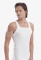 Öztaş Erkek İnce Askılı Ribana Atlet Beyaz A-1028