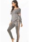 Merry See Penye Eşofman Pijama Takım Gri MS4021-Gri