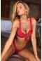Angelsin Kırmızı Bikini Alt Kırmızı MS42139-Kırmızı