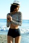 Angelsin Şık Siyah Yüksek Bel Bikini Alt MS42113