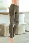 Anıt Leopar Baskılı Tayt  3065
