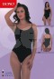 Dono Çıtçıtlı İp Askılı Dantelli Body