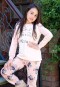 Anıl Kız Çocuk Sweatshirt Pijama Takım 6332 Fırsat Ürünü (Pembe-5-6 Yaş)