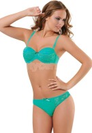 NBB Straplez Sütyen String Takım 4299