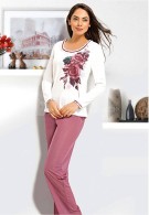 Gümüş Bayan Kışlık Pijama Takım 9207