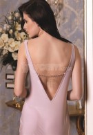 Bondy Bayan Fırfırlı Saten Kısa Gecelik 5008 2