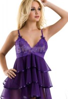Gümüş Bayan Fantazi Gecelik 8042